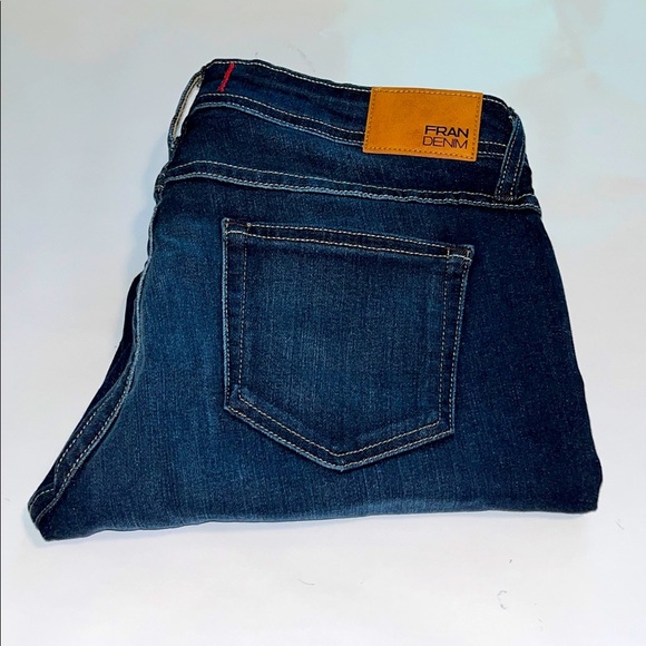 Fran Denim Kay Skinny Mid Rise NWT Size 30 - Picture 3 of 16